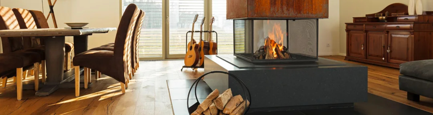 Brunner - Central Fireplace - Header