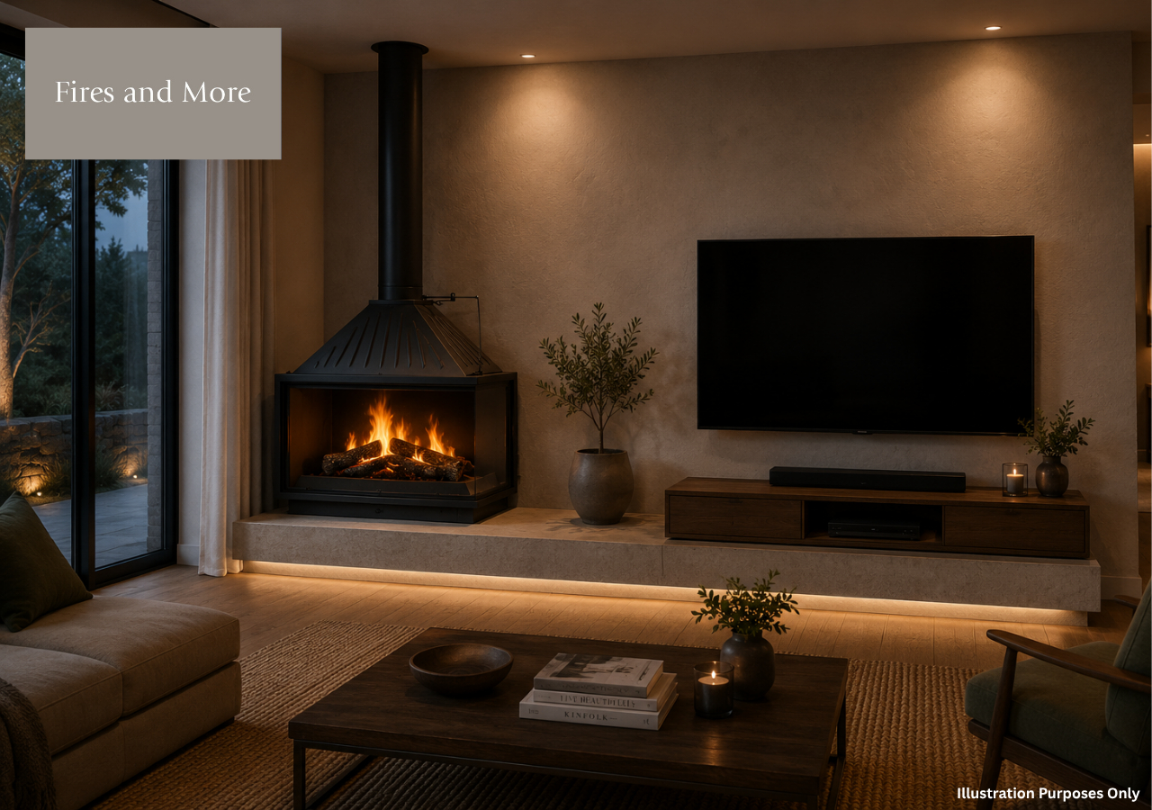 Cheminees Philippe Radiante 873 2V SR Wood Burning Stove
