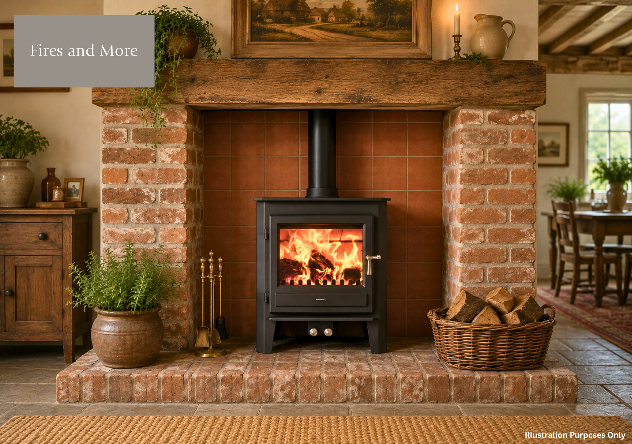 Clock Somersal Classic Multifuel Stove