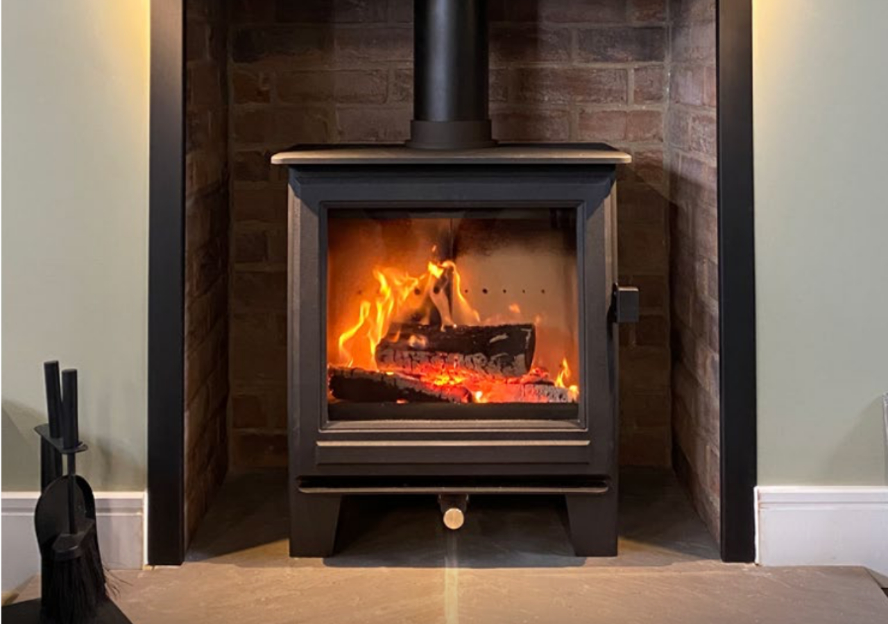 Clock Sudbury Woodburning Stove