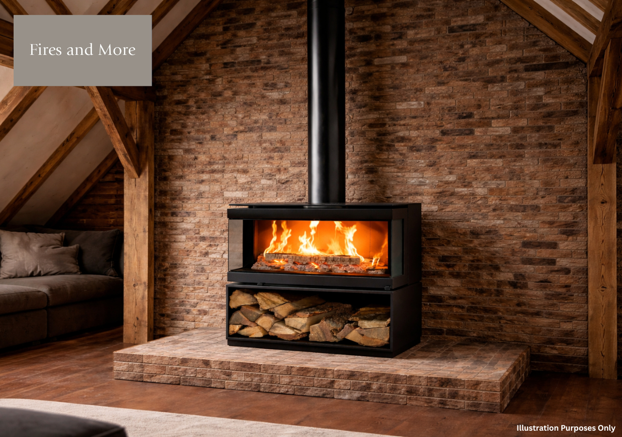 M-Design Venus 850DC Mbox Wood Stove